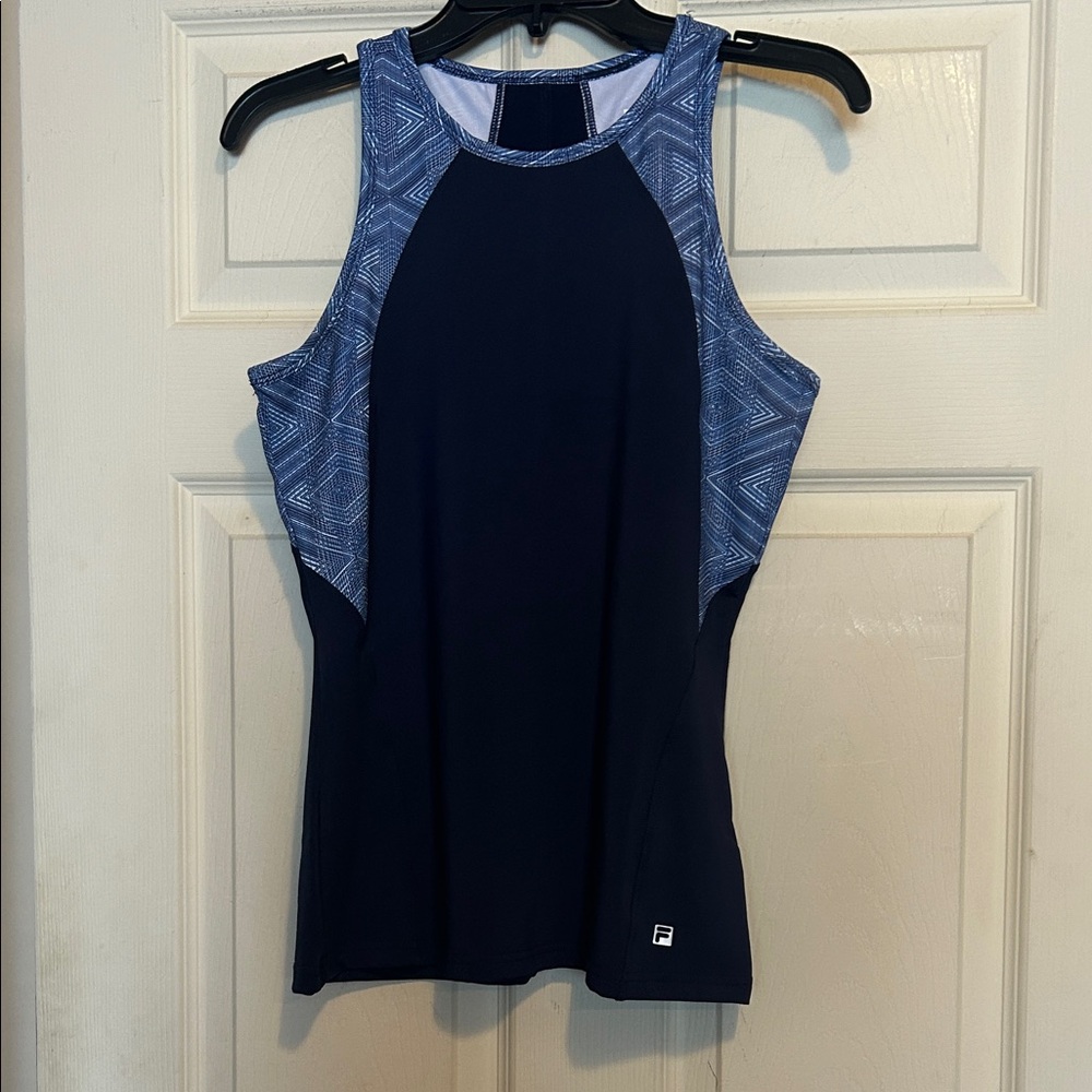 Fila Blue Athletic Tank Top Size Small
